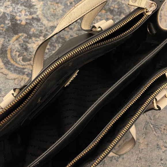 DKNY BLACK AND CREAM HANDBAG - Picture 8 of 8